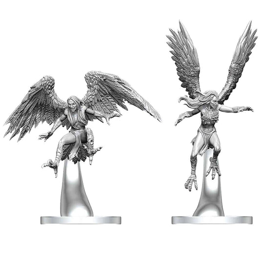 Dungeons & Dragons Nolzur's Marvelous Miniatures: Harpies Mini-Figure 2-Pack