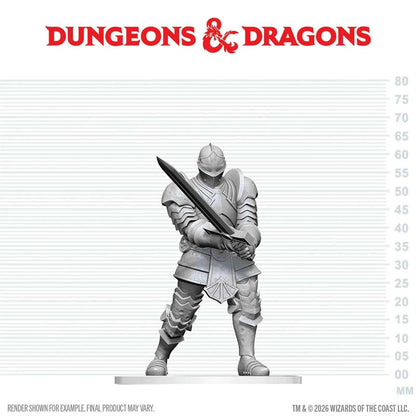 Dungeons & Dragons Nolzur's Marvelous Miniatures: Red Knight Guardian Golem Mini-Figure - Image 2