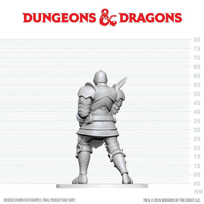 Dungeons & Dragons Nolzur's Marvelous Miniatures: Red Knight Guardian Golem Mini-Figure - Image 3