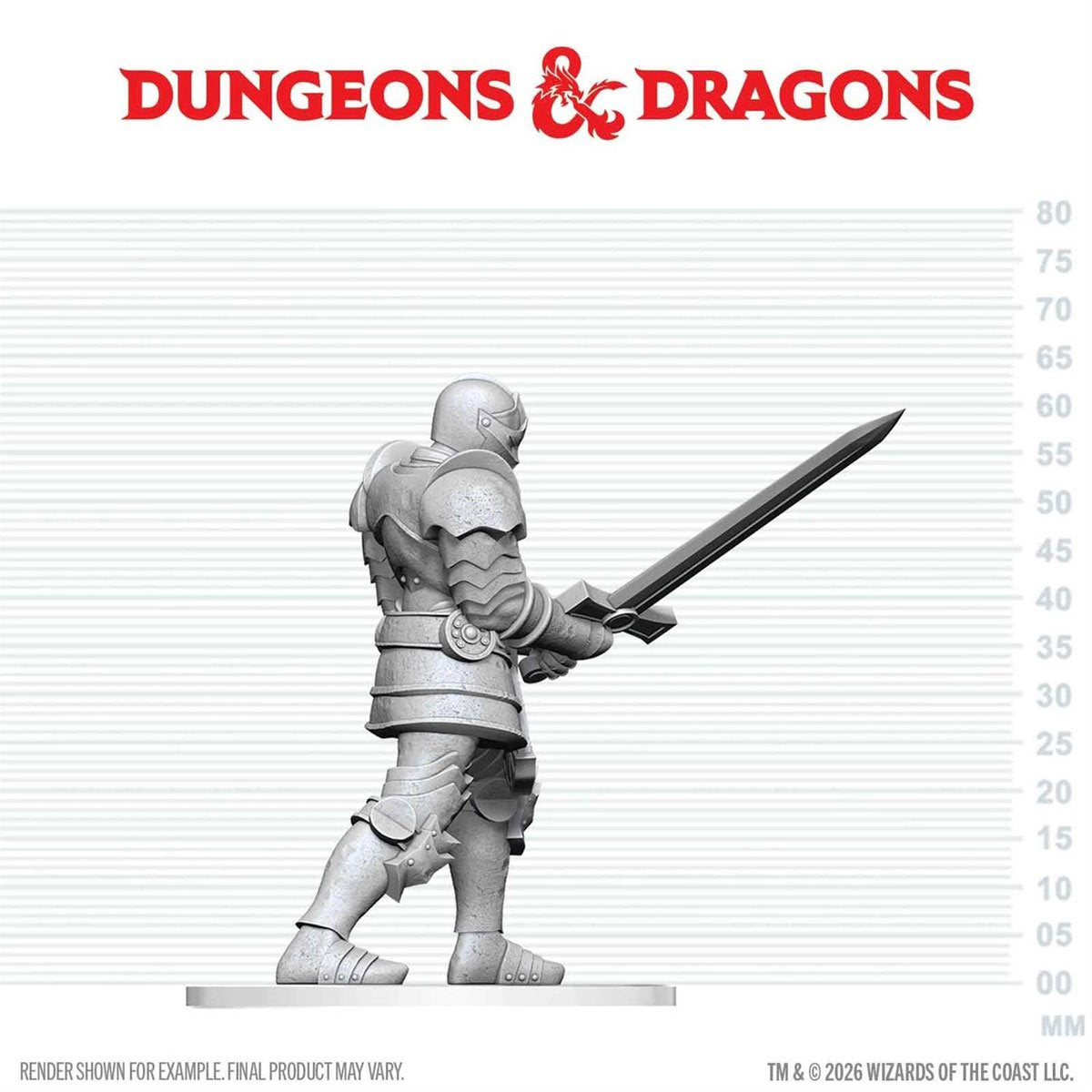 Dungeons & Dragons Nolzur's Marvelous Miniatures: Red Knight Guardian Golem Mini-Figure - Image 4