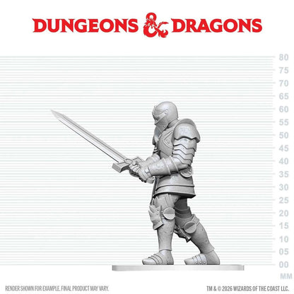 Dungeons & Dragons Nolzur's Marvelous Miniatures: Red Knight Guardian Golem Mini-Figure - Image 5
