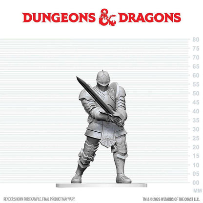 Dungeons & Dragons Nolzur's Marvelous Miniatures: Red Knight Guardian Golem Mini-Figure - Image 6