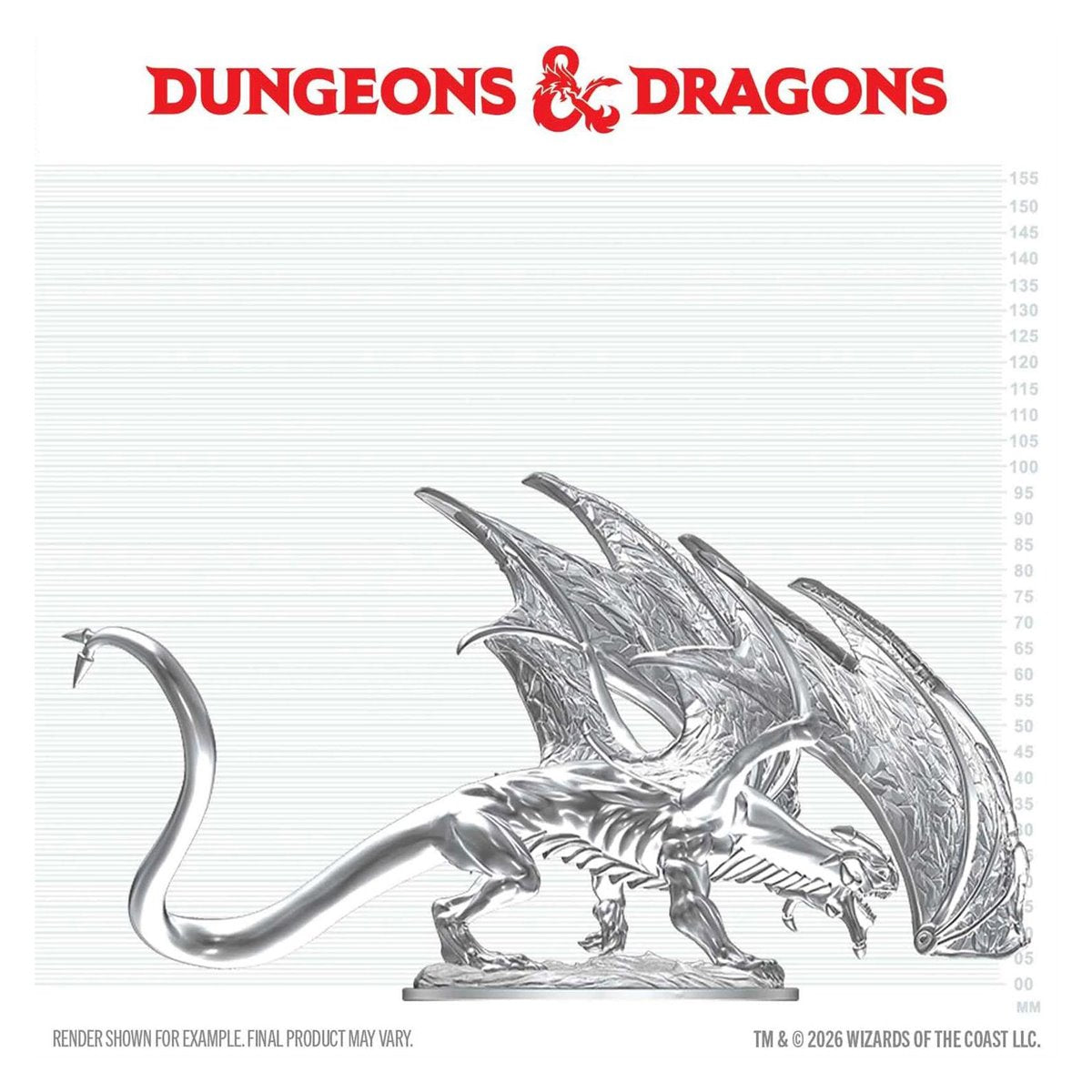 Dungeons & Dragons Nolzur's Marvelous Miniatures Young Sapphire Dragon Mini-Figure - Image 2