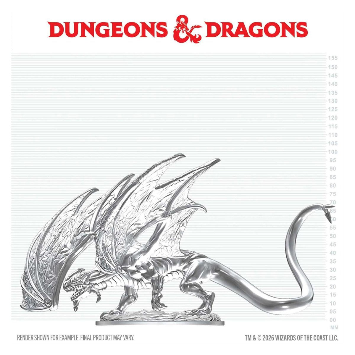 Dungeons & Dragons Nolzur's Marvelous Miniatures Young Sapphire Dragon Mini-Figure - Image 3