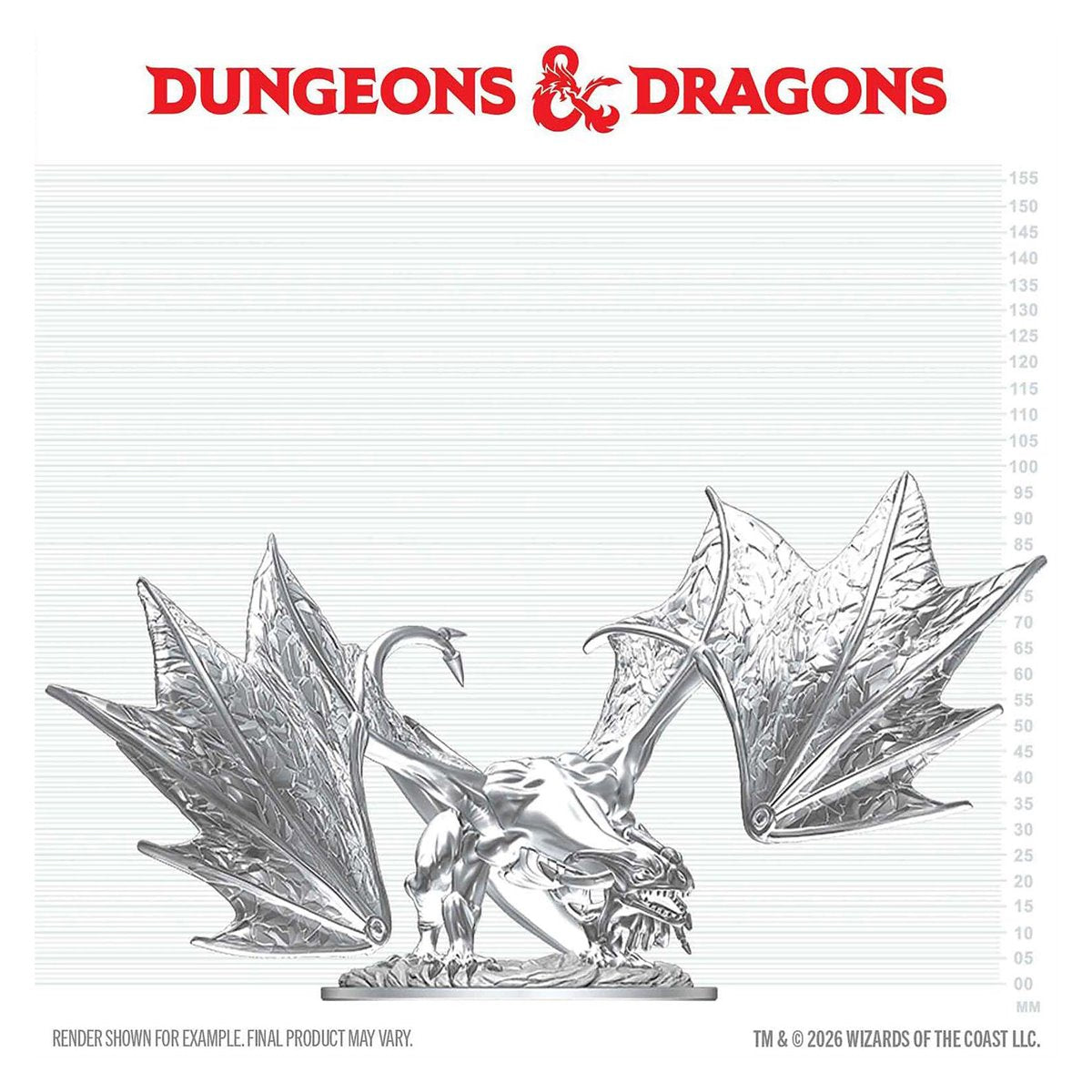 Dungeons & Dragons Nolzur's Marvelous Miniatures Young Sapphire Dragon Mini-Figure - Image 6