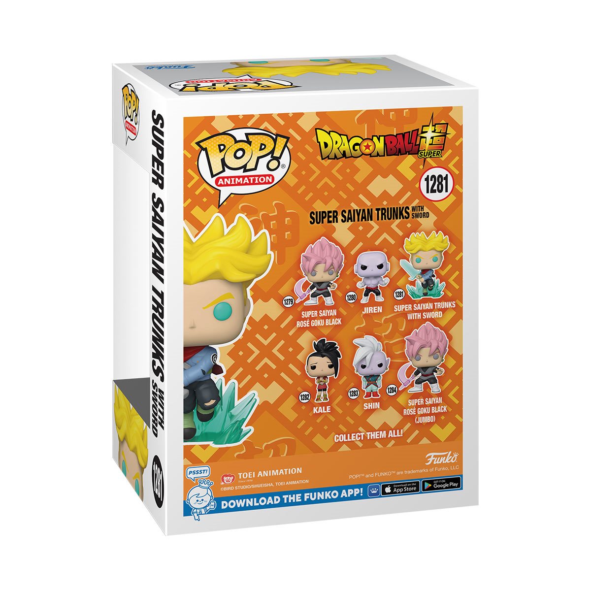 Dragon Ball Super Super Saiyan Trunks with Sword Funko Pop! Vinyl Figure #1281 - Image 3