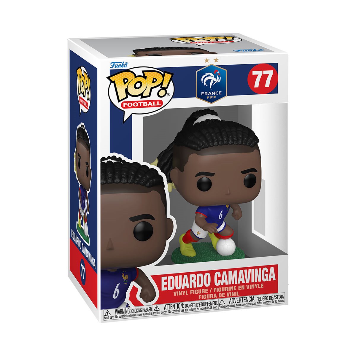 Football World Cup 2026 France Eduardo Camavinga Funko Pop! Vinyl Figure #77 - Image 2