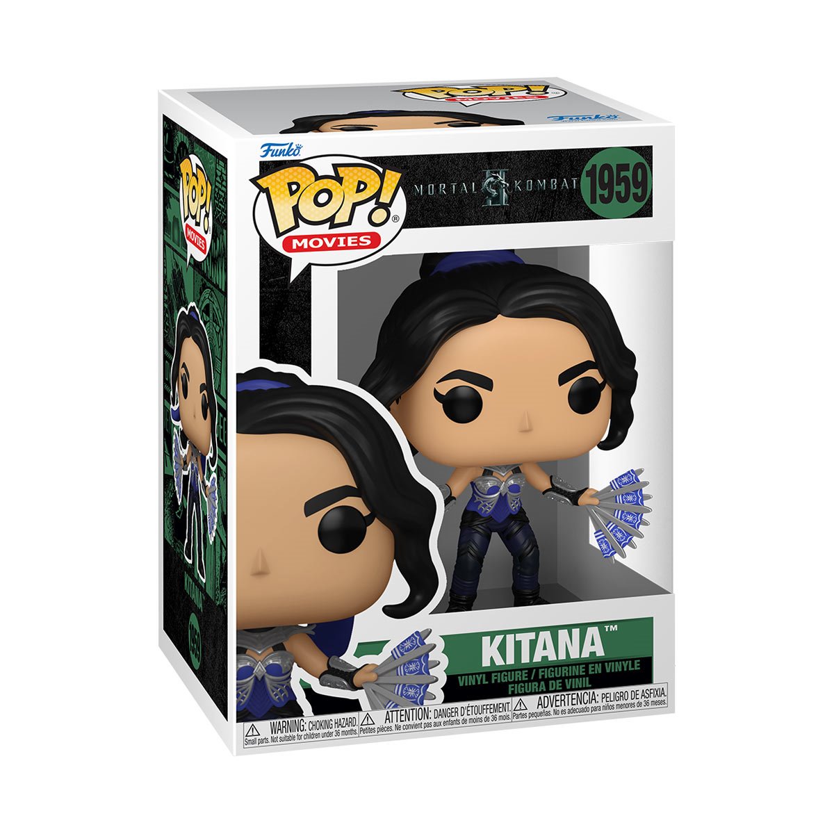 Mortal Kombat II Kitana Funko Pop! Vinyl Figure #1959 - Image 2