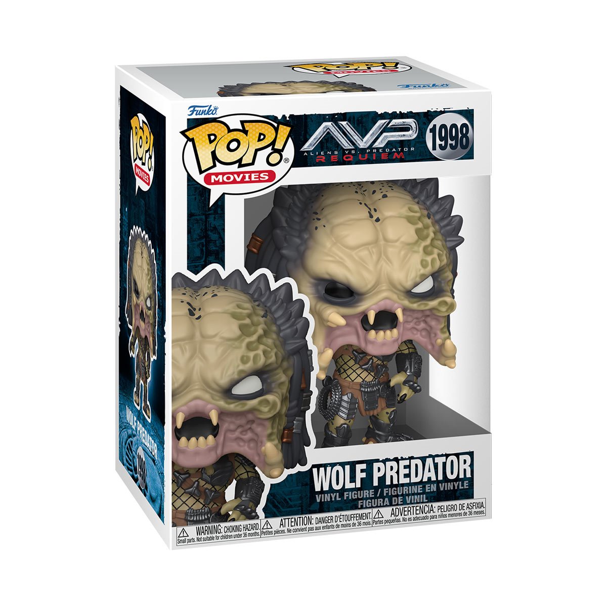 Aliens vs. Predator: Requiem Wolf Predator Funko Pop! Vinyl Figure #1998 - Image 3
