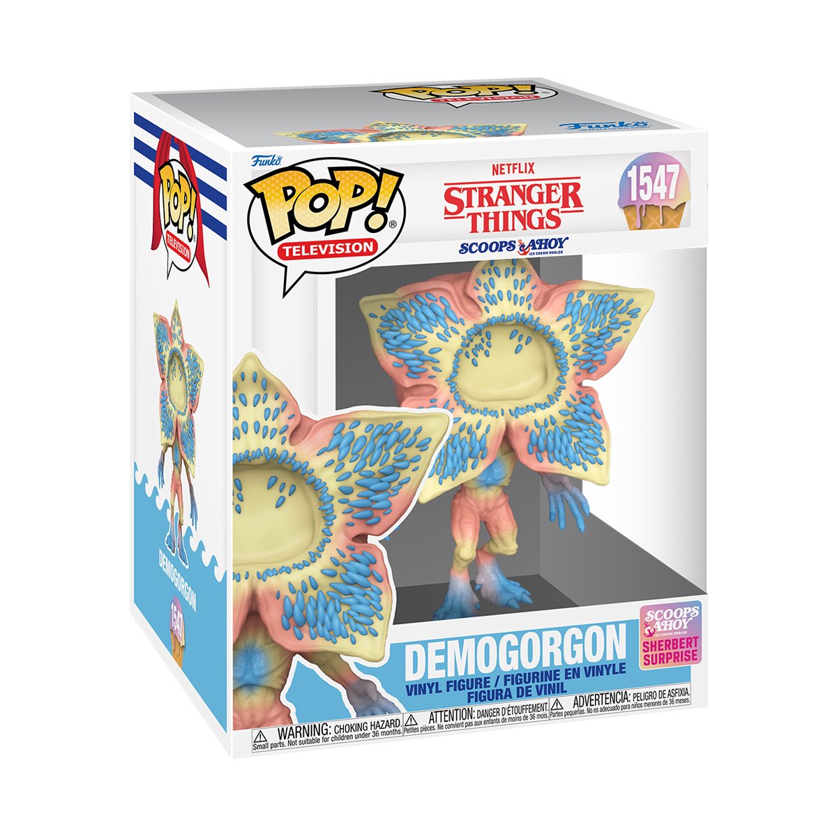 Stranger Things Demogorgon (Scoops Ahoy) Super 6-Inch Funko Pop! Vinyl Figure #1547 - Image 2