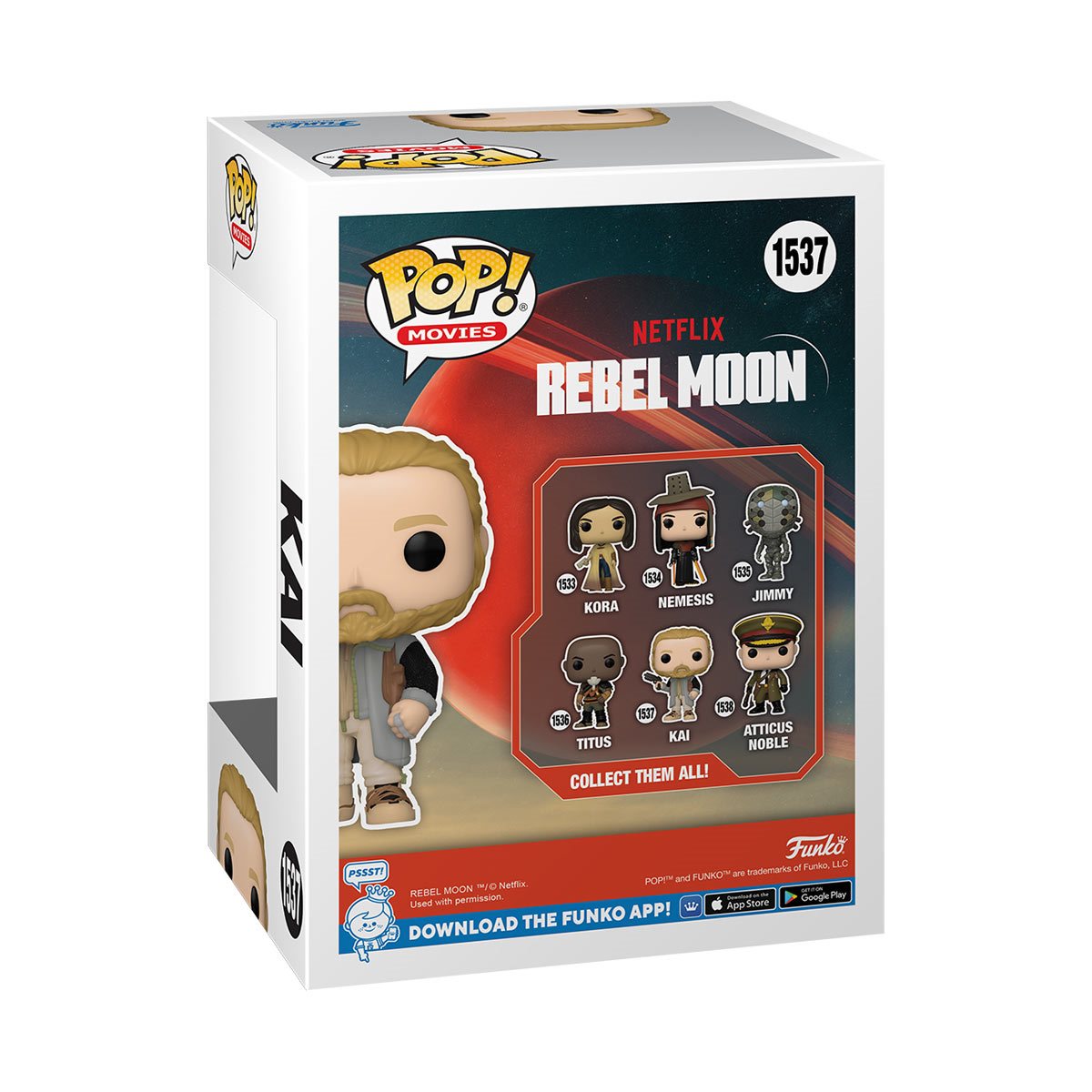 Rebel Moon Kai Funko Pop! Vinyl Figure #1537 - Image 3