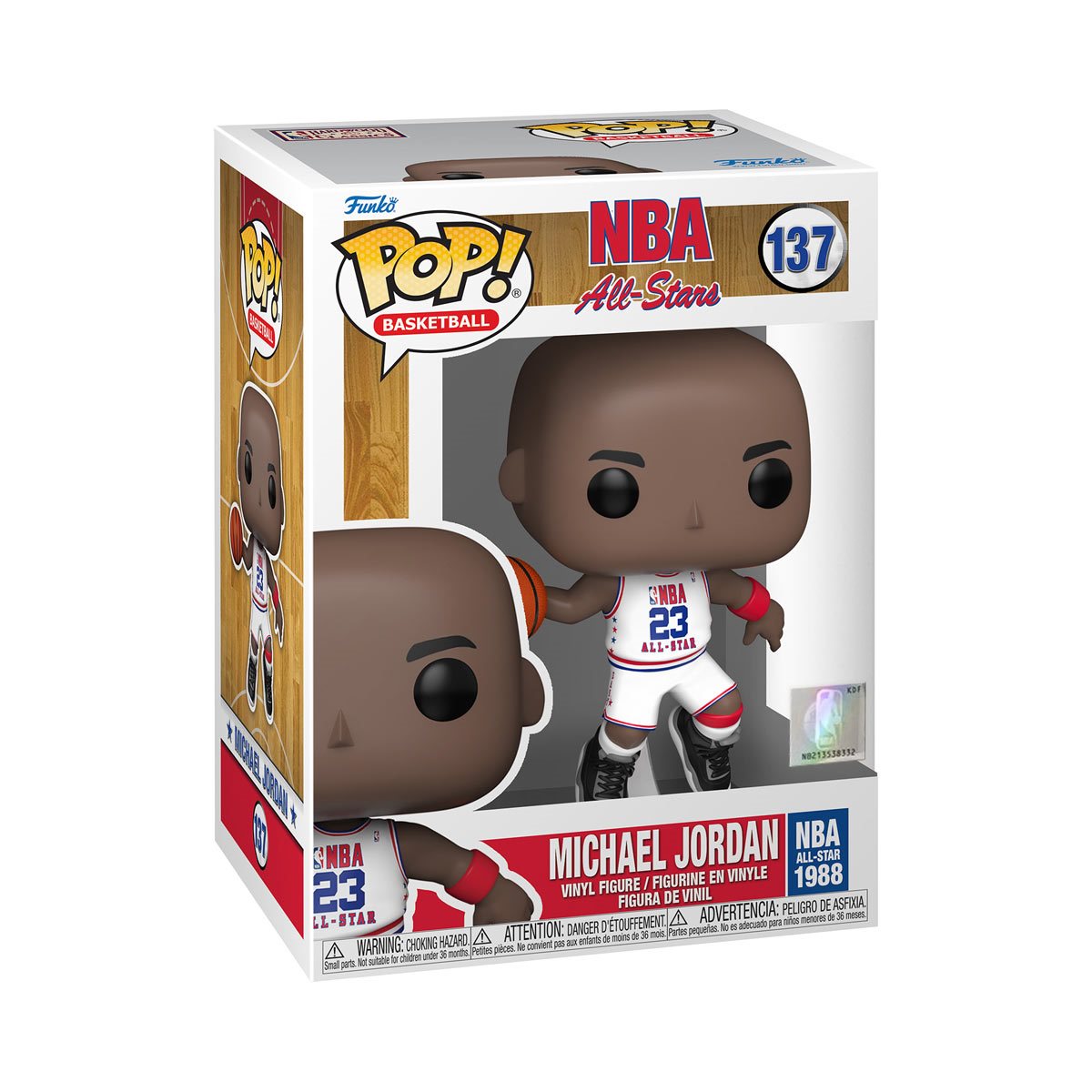 NBA Legends Michael Jordan All-Star 1988 Funko Pop! Vinyl Figure #137 - Image 2