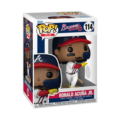 MLB Braves Ronald Acuna Jr. Funko Pop! Vinyl Figure #114 - Image 2