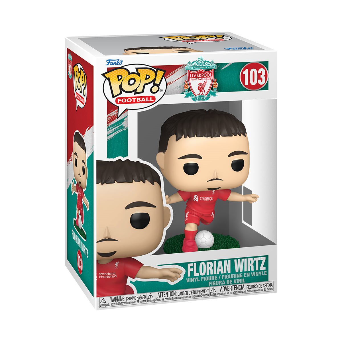 Football Liverpool FC 2026 Florian Wirtz Funko Pop! Vinyl Figure #103 - Image 2
