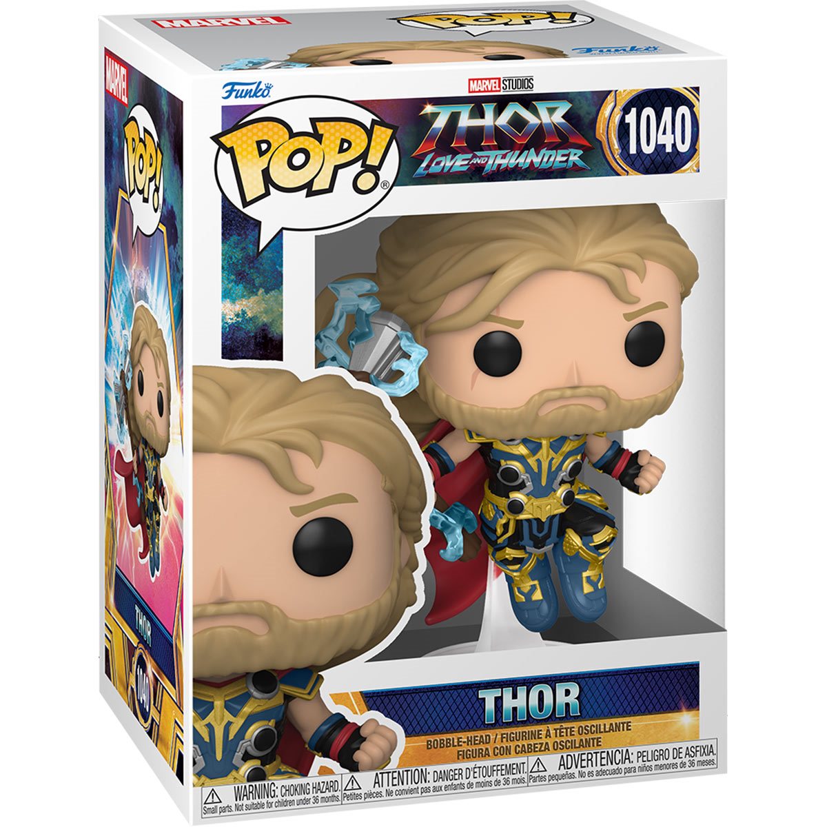 Thor: Love and Thunder Thor Funko Pop! Vinyl Figure #1040 - Image 2