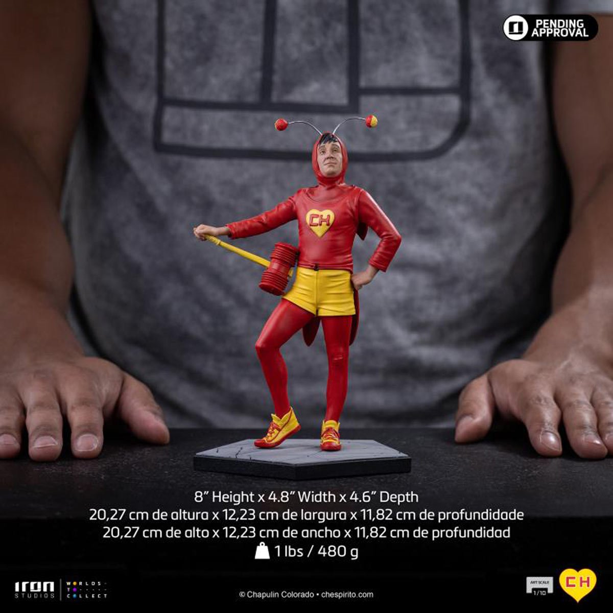 El Chapulin Colorado Chapolin 1:10 Art Scale Limited Edition Statue - Image 7