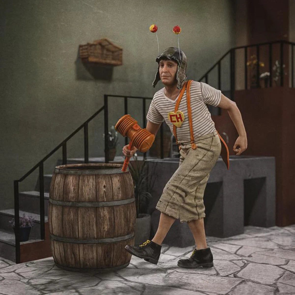 El Chapulin Colorado Chaves 1:10 Art Scale Limited Edition Statue - Image 8