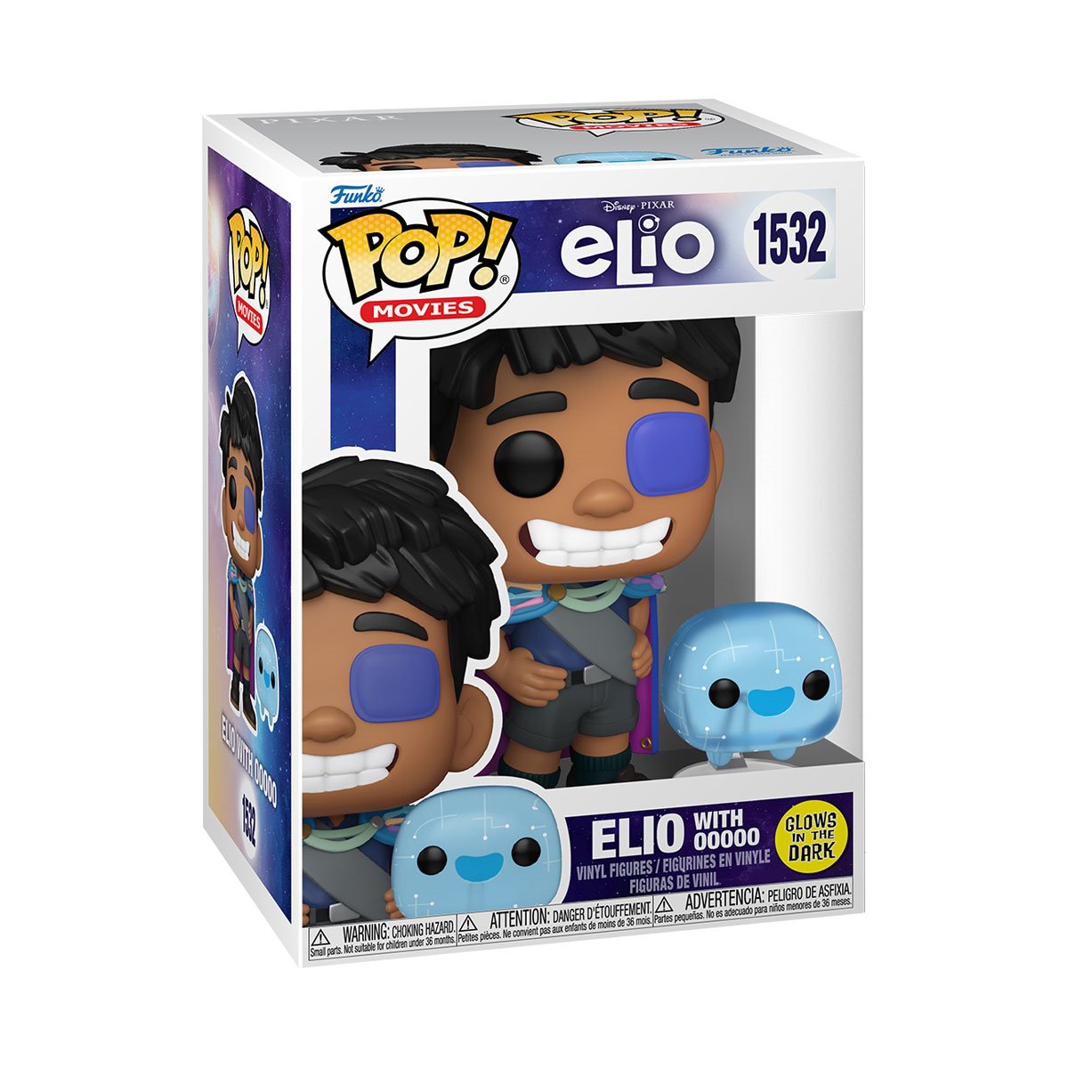 Elio with 00000 Glow-in-the-Dark Funko Pop! Vinyl Figure and Buddy #1532