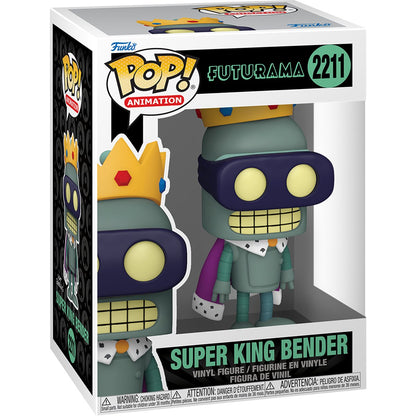 Futurama Super King Bender Funko Pop! Vinyl Figure #2211 - Image 2
