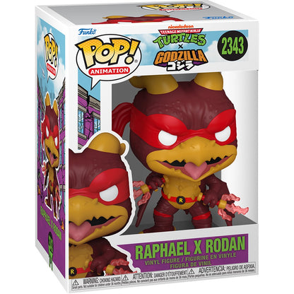 Teenage Mutant Ninja Turtles x Godzilla Raphael x Rodan Funko Pop! Vinyl Figure #2343 - Image 2