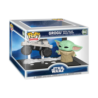 Star Wars: The Mandalorian and Grogu Grogu with Polar Mouse Droid Funko Pop! Moment #840 - Image 2