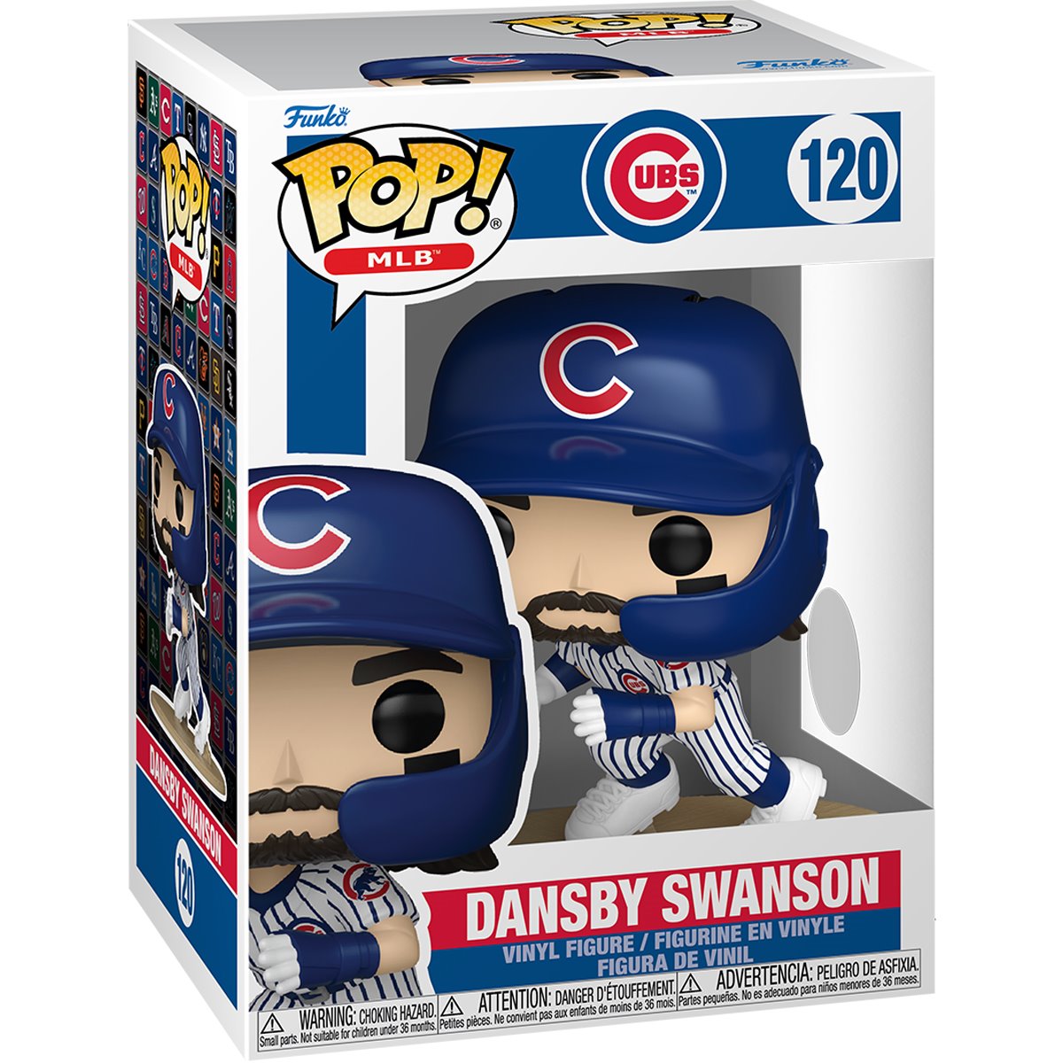 MLB Cubs Dansby Swanson Funko Pop! Vinyl Figure #120 - Image 2