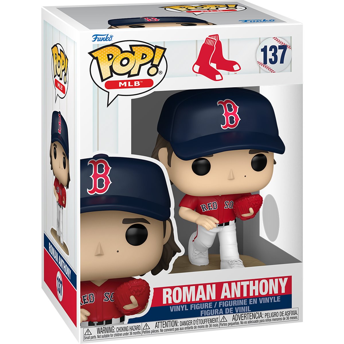 MLB Red Sox Roman Anthony (Alternate) Funko Pop! Vinyl Figure #137 - Image 2