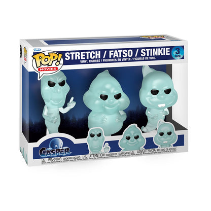 Casper 30th Anniversary Stretch Fatso Stinkie Funko Pop! Vinyl Figure 3-Pack - Image 3