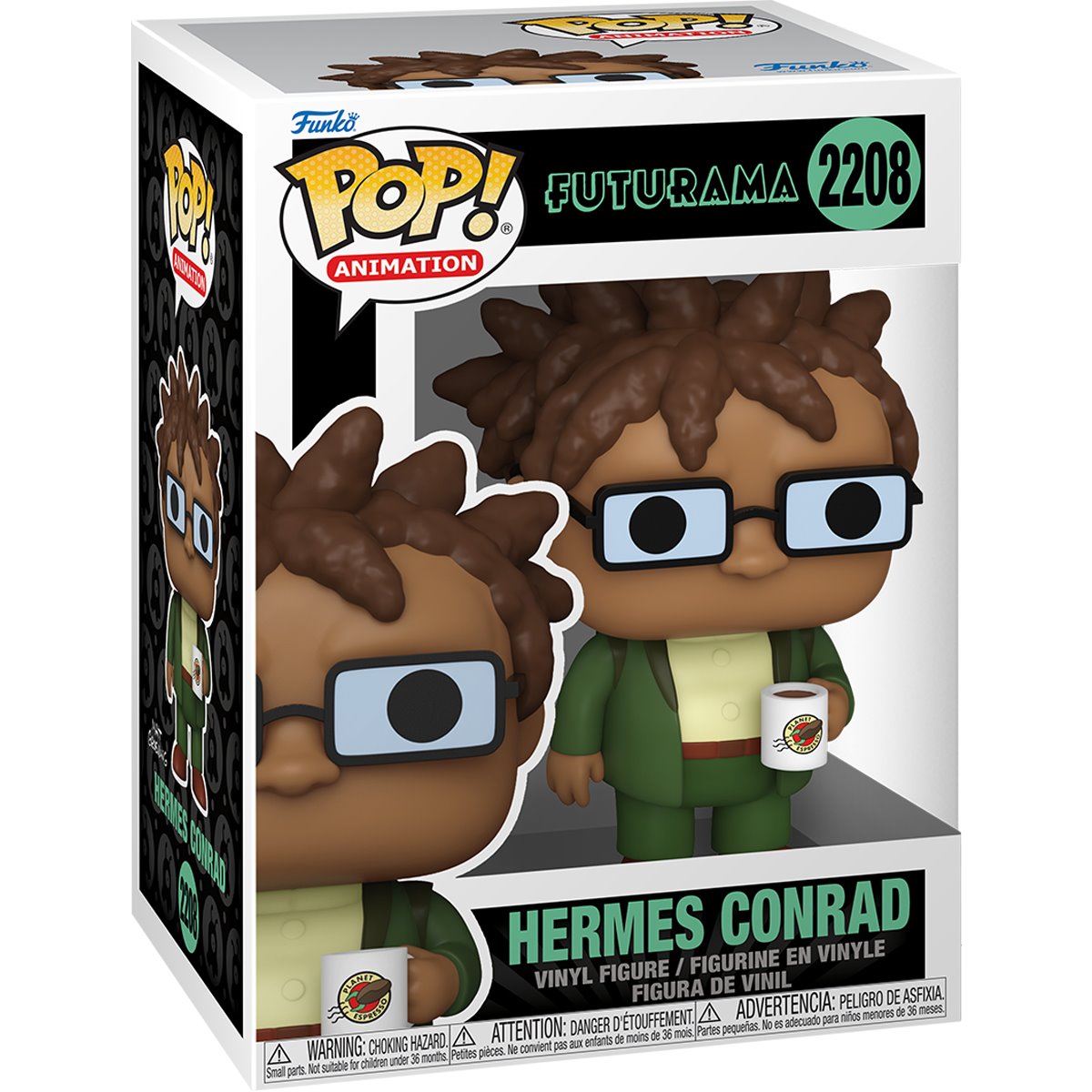 Futurama Hermes Conrad Funko Pop! Vinyl Figure #2208 - Image 2