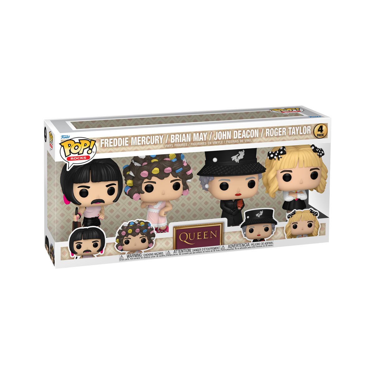 Queen I Want to Break Free Funko Pop! Vinyl Figure 4-Pack - Image 3
