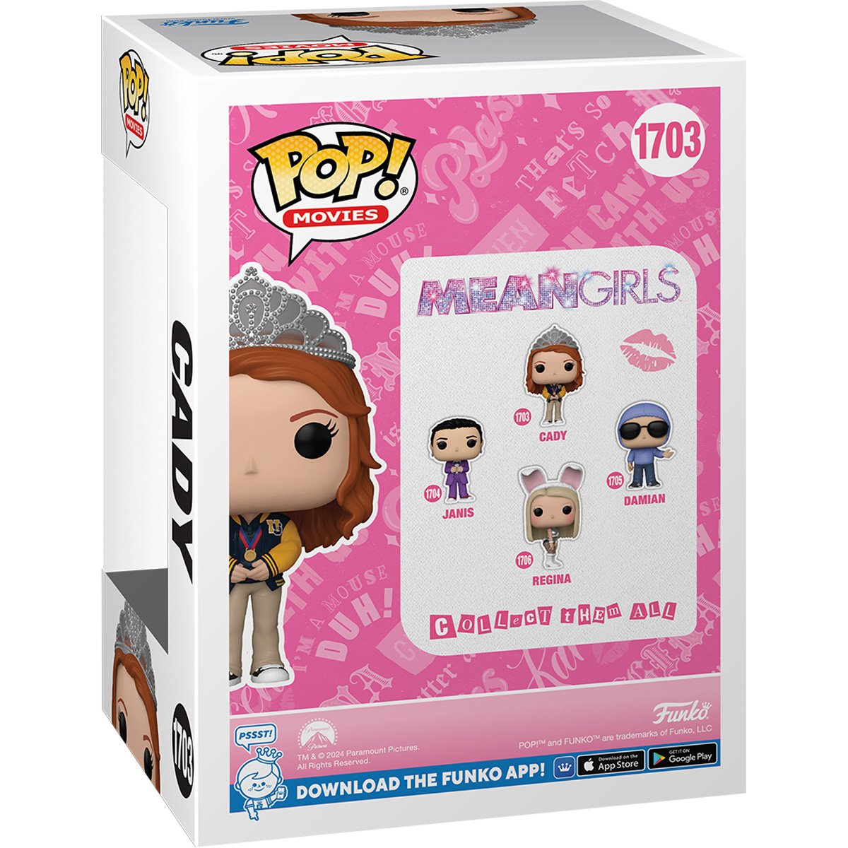 Mean Girls 20th Anniversary Cady Heron Funko Pop! Vinyl Figure #1703 - Image 3