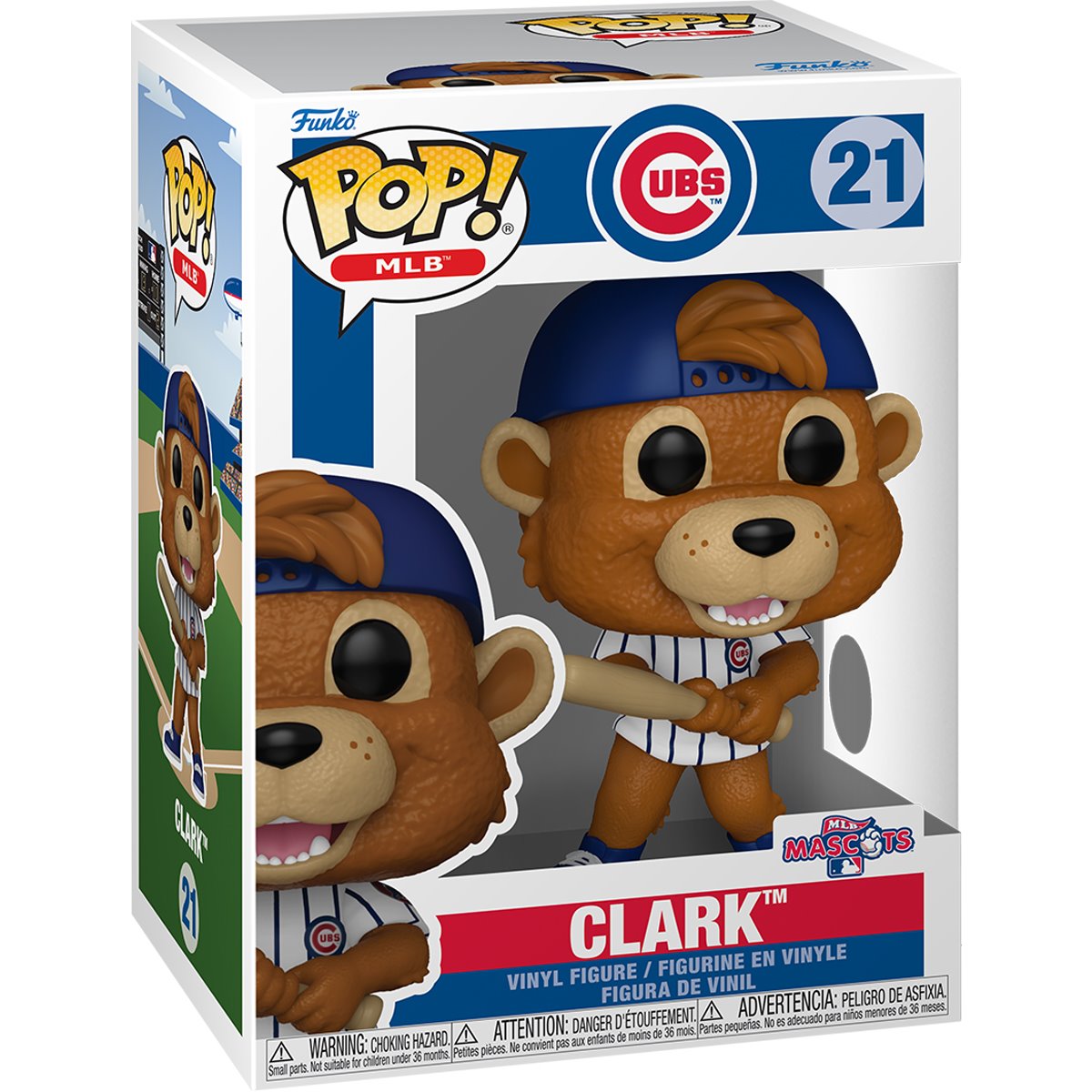 MLB Mascots Cubs Clark Funko Pop! Vinyl Figure #21 - Image 2