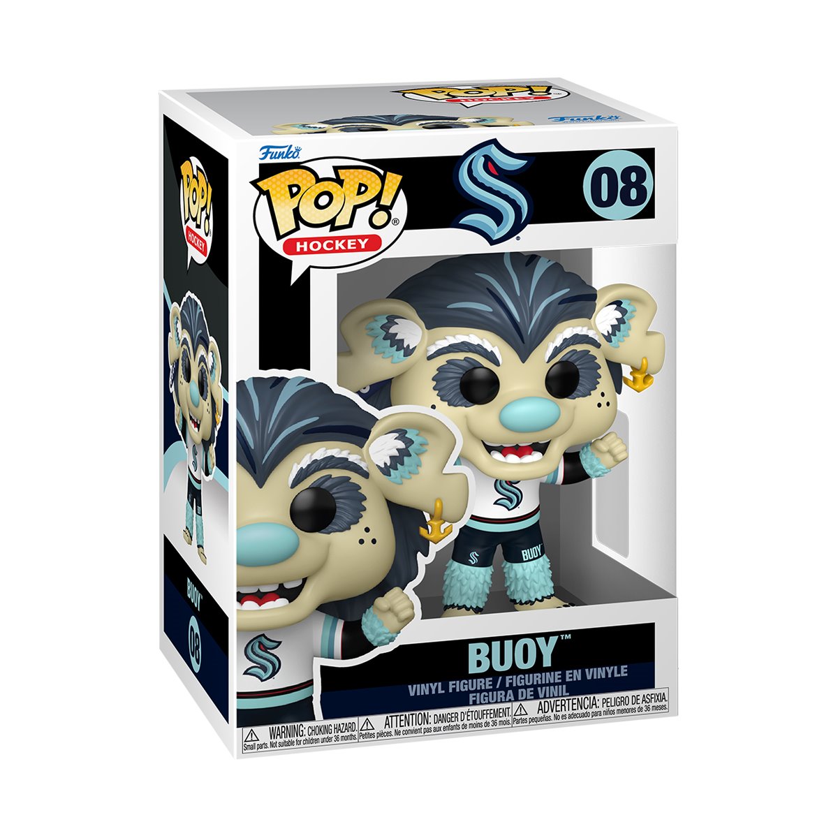 NHL Mascots Seattle Kraken Buoy Funko Pop! Vinyl Figure #08 - Image 2
