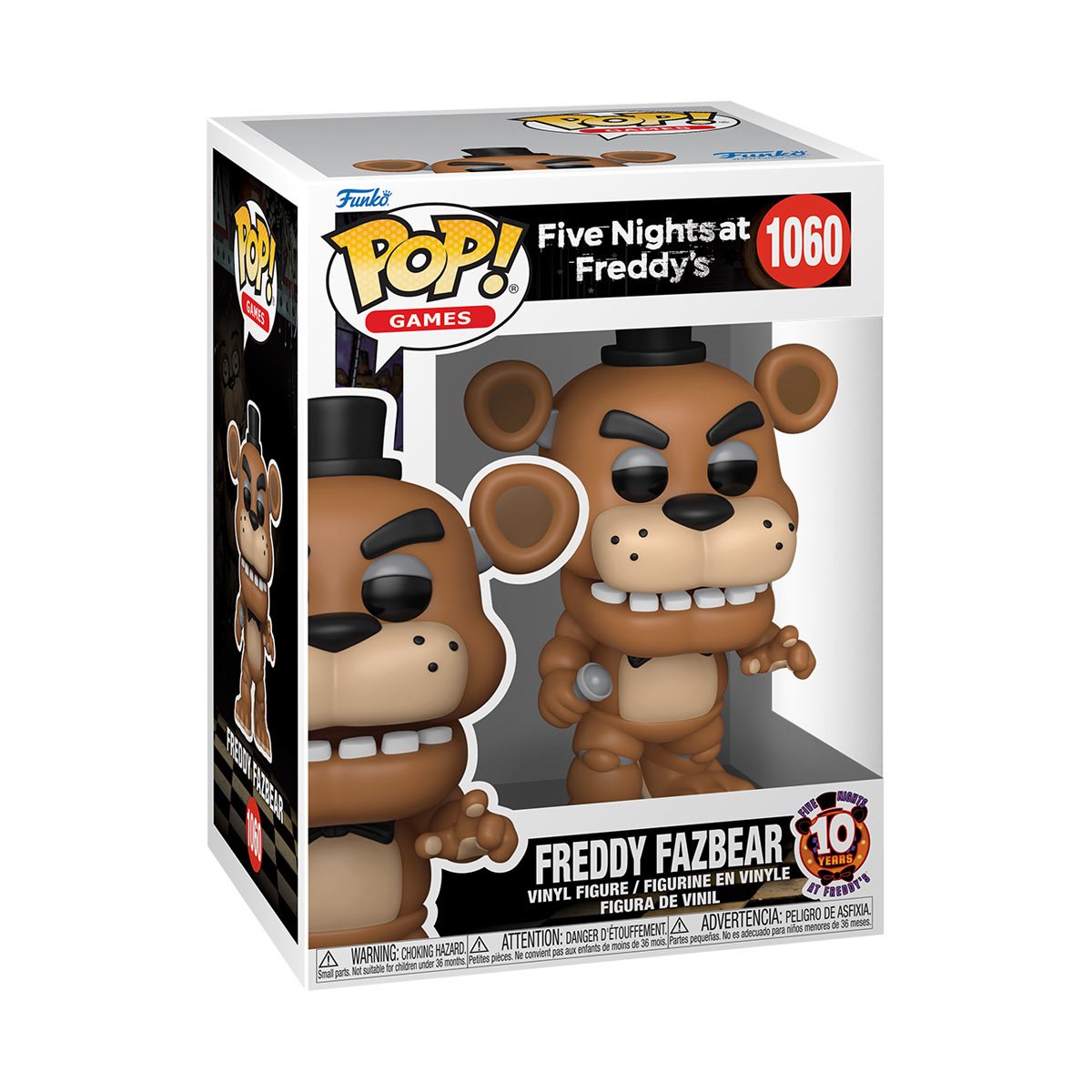 Five Nights at Freddys 10th Anniversary Freddy Fazbear Funko Pop! Vinyl Figure #1060 - Image 2