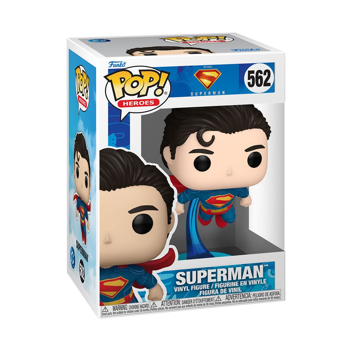 Superman (2025 Movie) Superman Funko Pop! Vinyl Figure #562 - Image 2