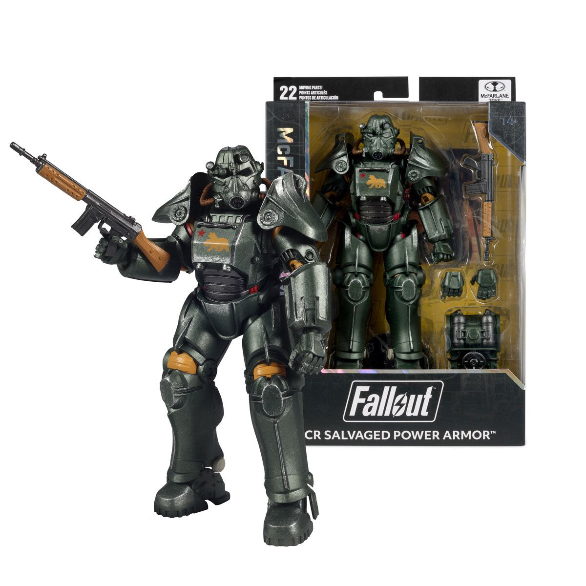 Fallout NCR Salvaged Power Armor Wave 2 McFarlane Gaming Edition 7-Inch Scale Action Figure - Image 7