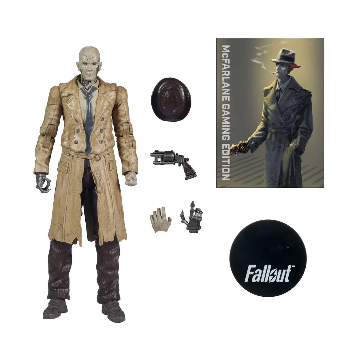 Fallout Nick Valentine Wave 2 McFarlane Gaming Edition 7-Inch Scale Action Figure - Image 2