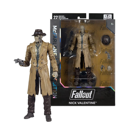 Fallout Nick Valentine Wave 2 McFarlane Gaming Edition 7-Inch Scale Action Figure - Image 6