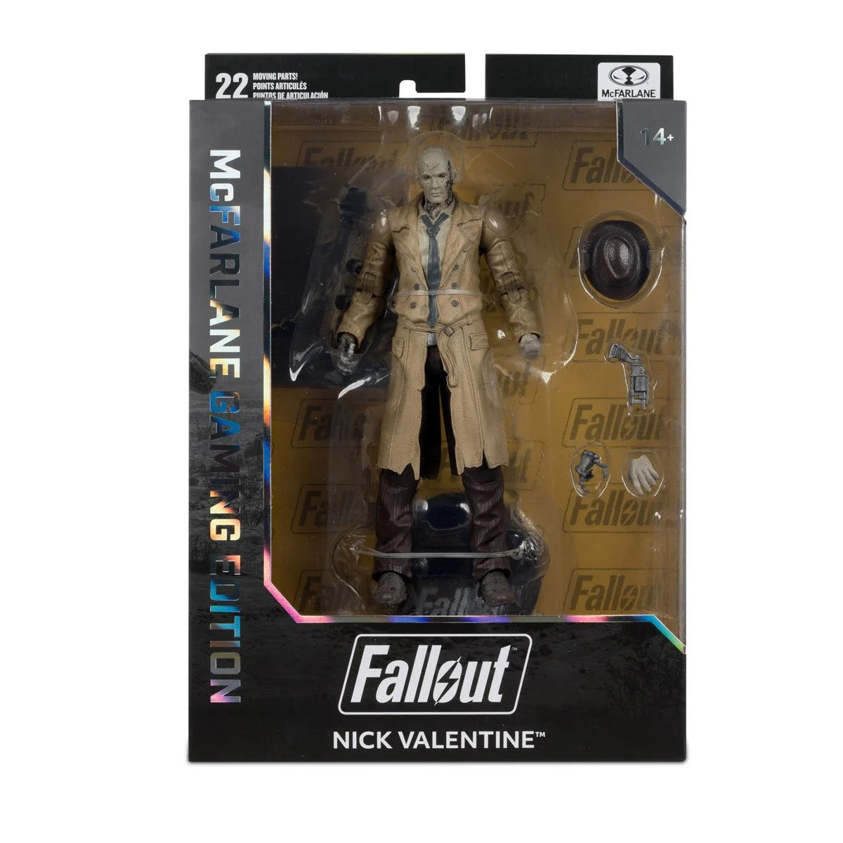 Fallout Nick Valentine Wave 2 McFarlane Gaming Edition 7-Inch Scale Action Figure - Image 7