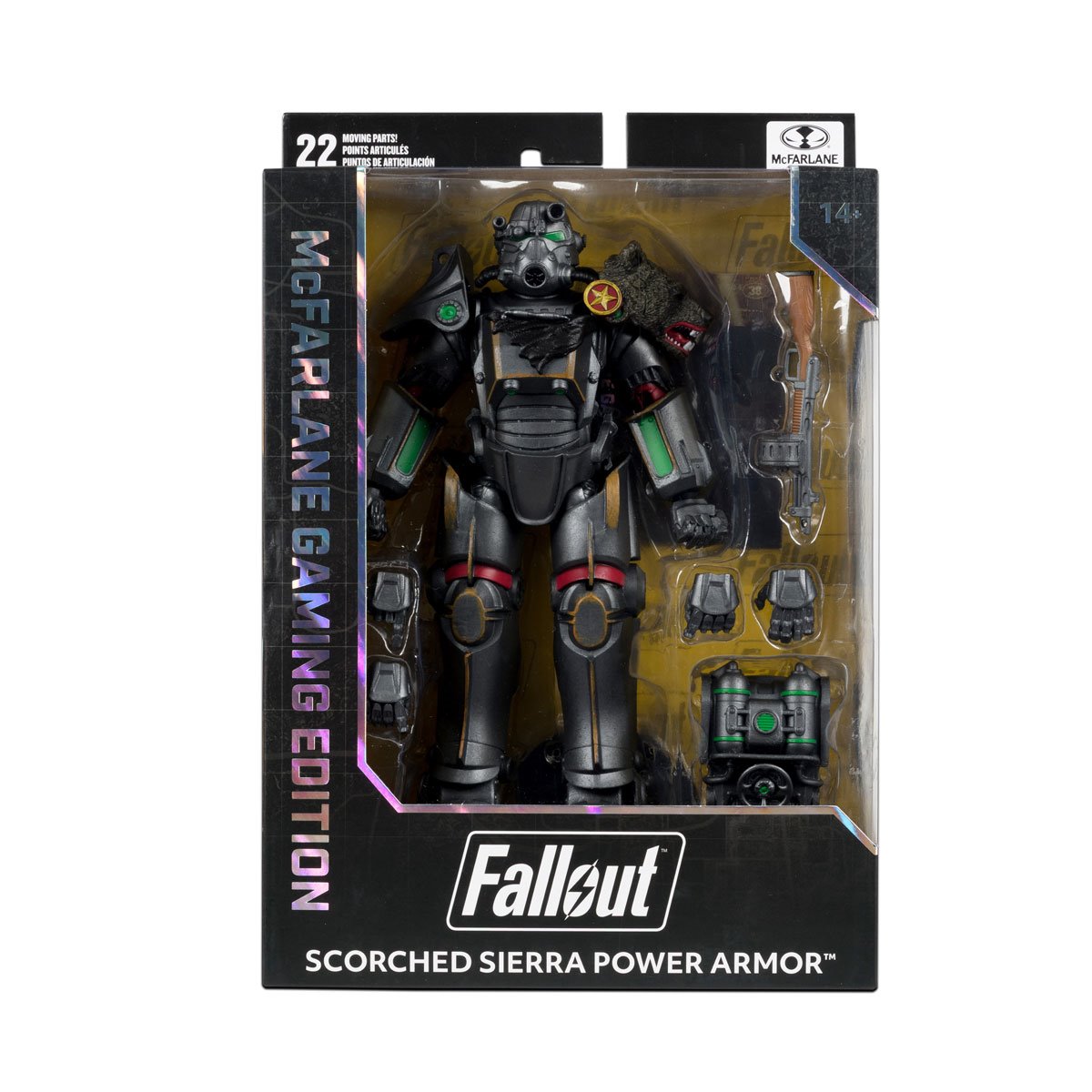 Fallout Scorched Sierra Power Armor Wave 2 McFarlane Gaming Edition 7-Inch Scale Action Figure - Image 7