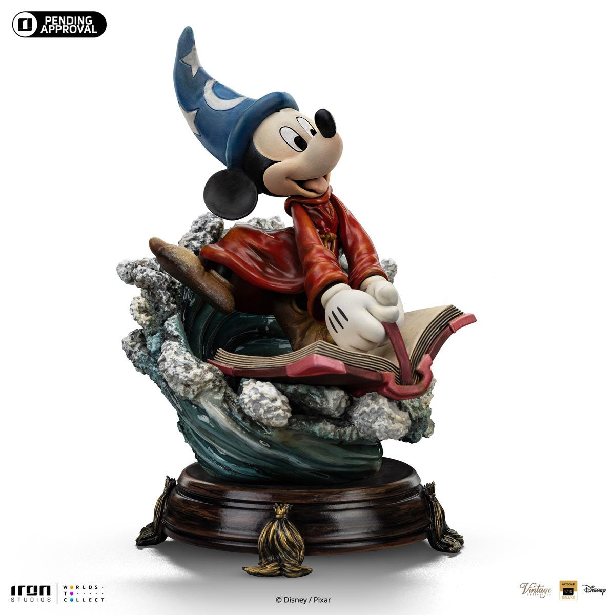 Fantasia Sorcerer Mickey 1:10 Deluxe Art Scale Limited Edition Statue - Image 2