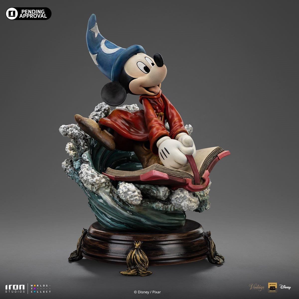 Fantasia Sorcerer Mickey 1:10 Deluxe Art Scale Limited Edition Statue - Image 3