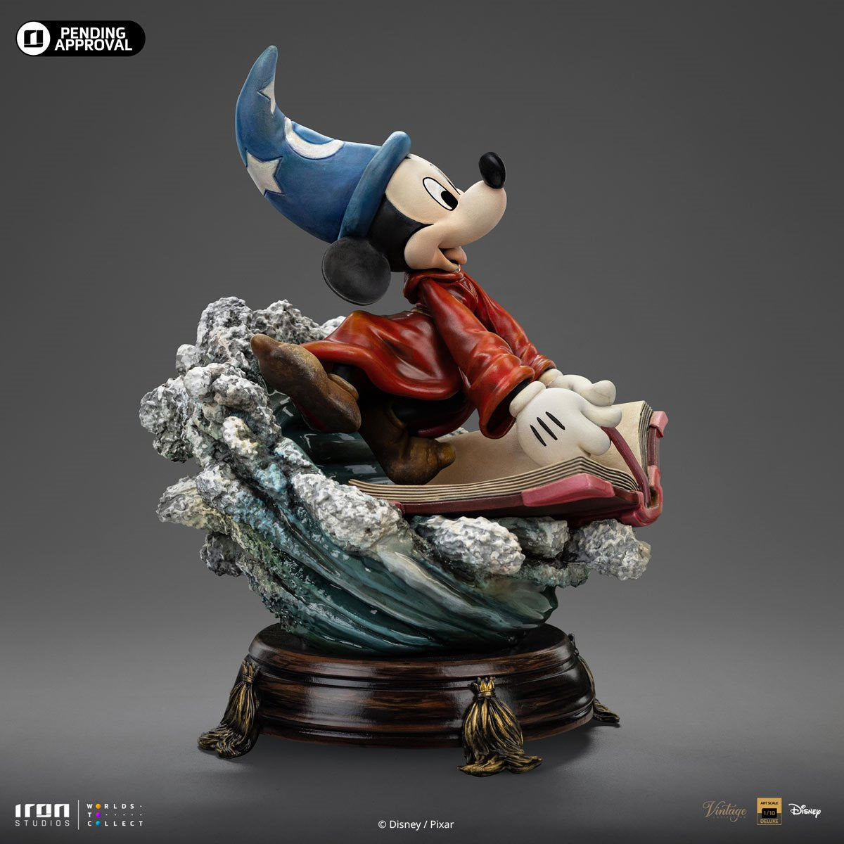 Fantasia Sorcerer Mickey 1:10 Deluxe Art Scale Limited Edition Statue - Image 6