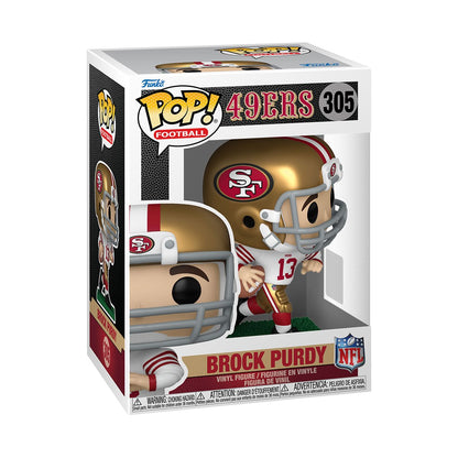 NFL 49ers Brock Purdy Funko Pop! Vinyl Figure #305 - Image 2