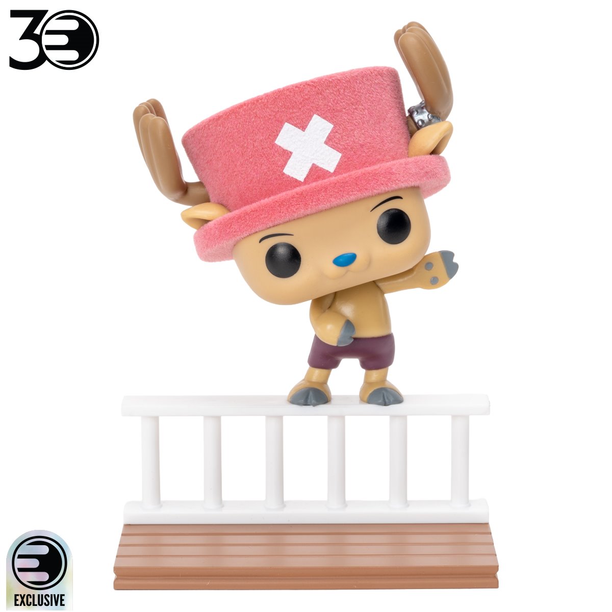 One Piece Straw Hat Pirates Tony Tony Chopper Flocked Funko Pop! Vinyl Figure #2332 - Image 2