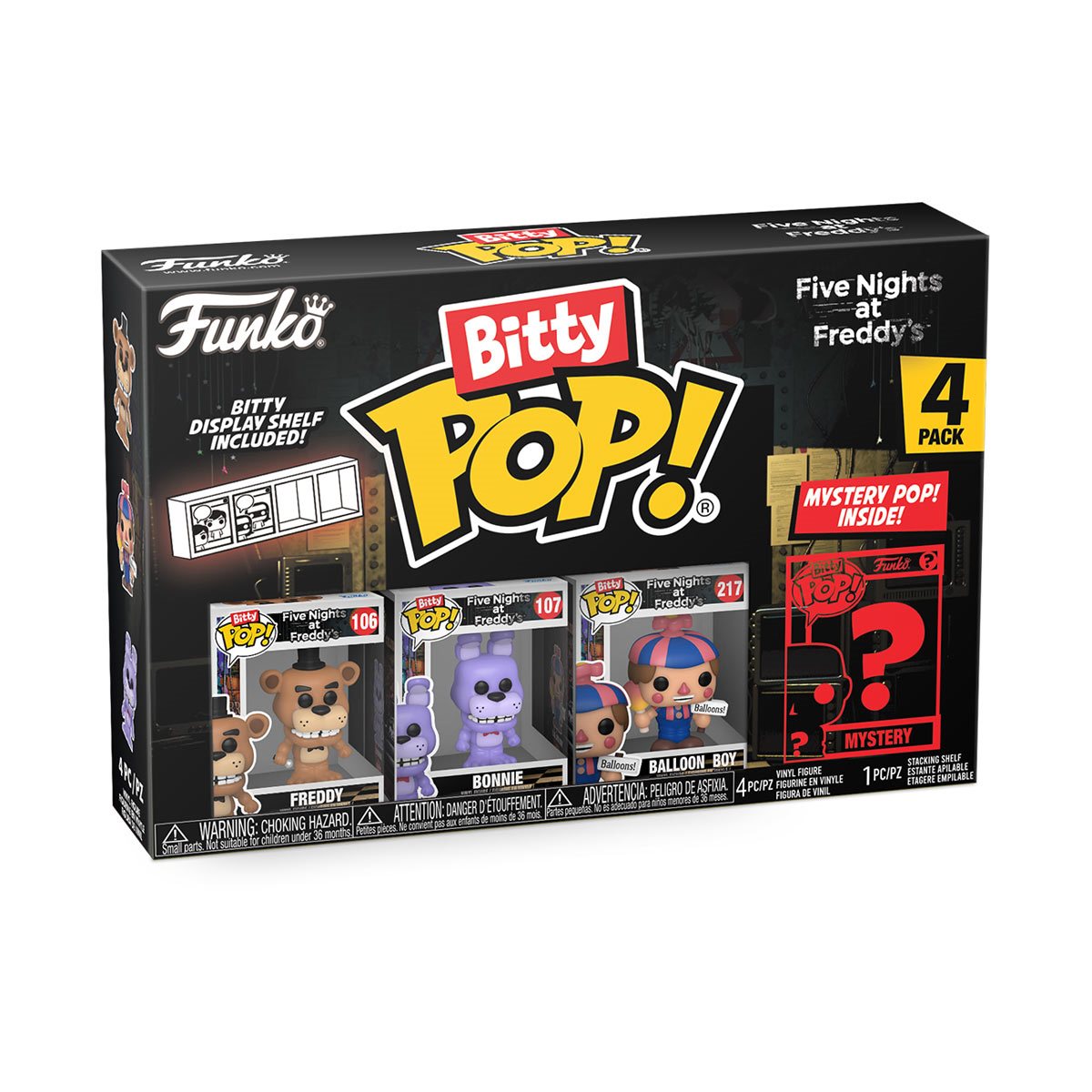 Five Nights at Freddy's Freddy Funko Bitty Pop! Mini-Figure 4-Pack - Image 3