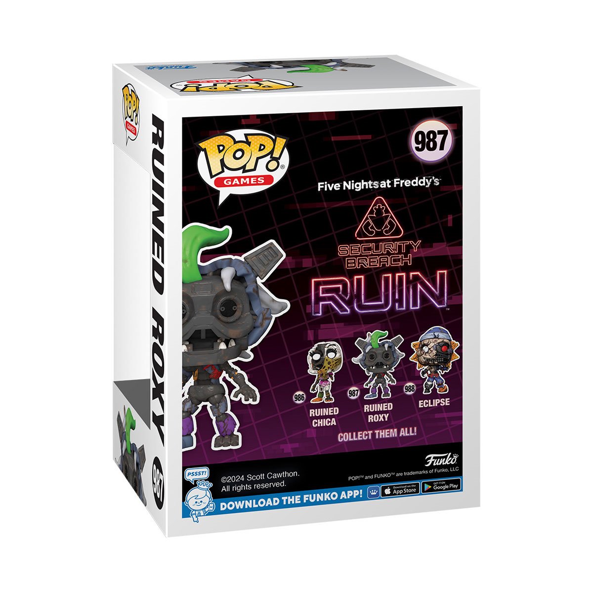Five Nights at Freddy's: Security Breach - Ruin Ruined Roxy Funko Pop! Vinyl Figure #987 - Image 3