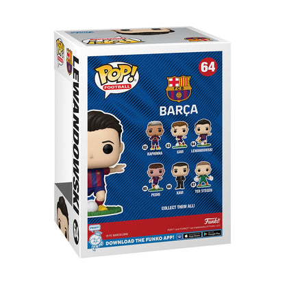 Football Barcelona Lewandowski Funko Pop! Vinyl Figure #64 - Image 3