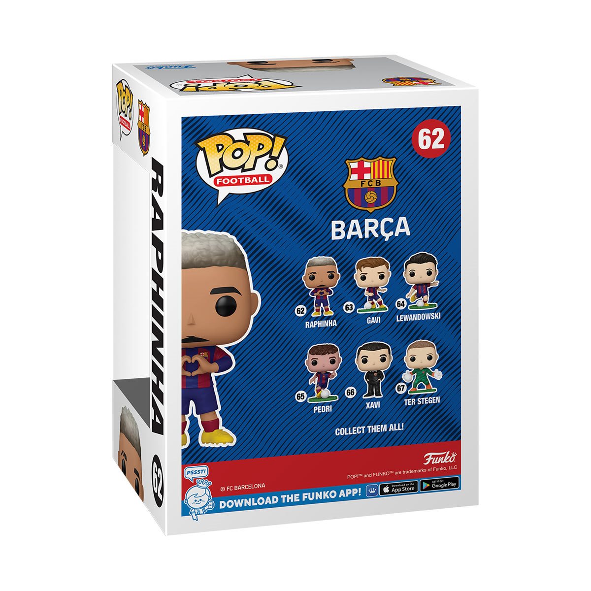 Football Barcelona Raphinha Funko Pop! Vinyl Figure #62 - Image 3