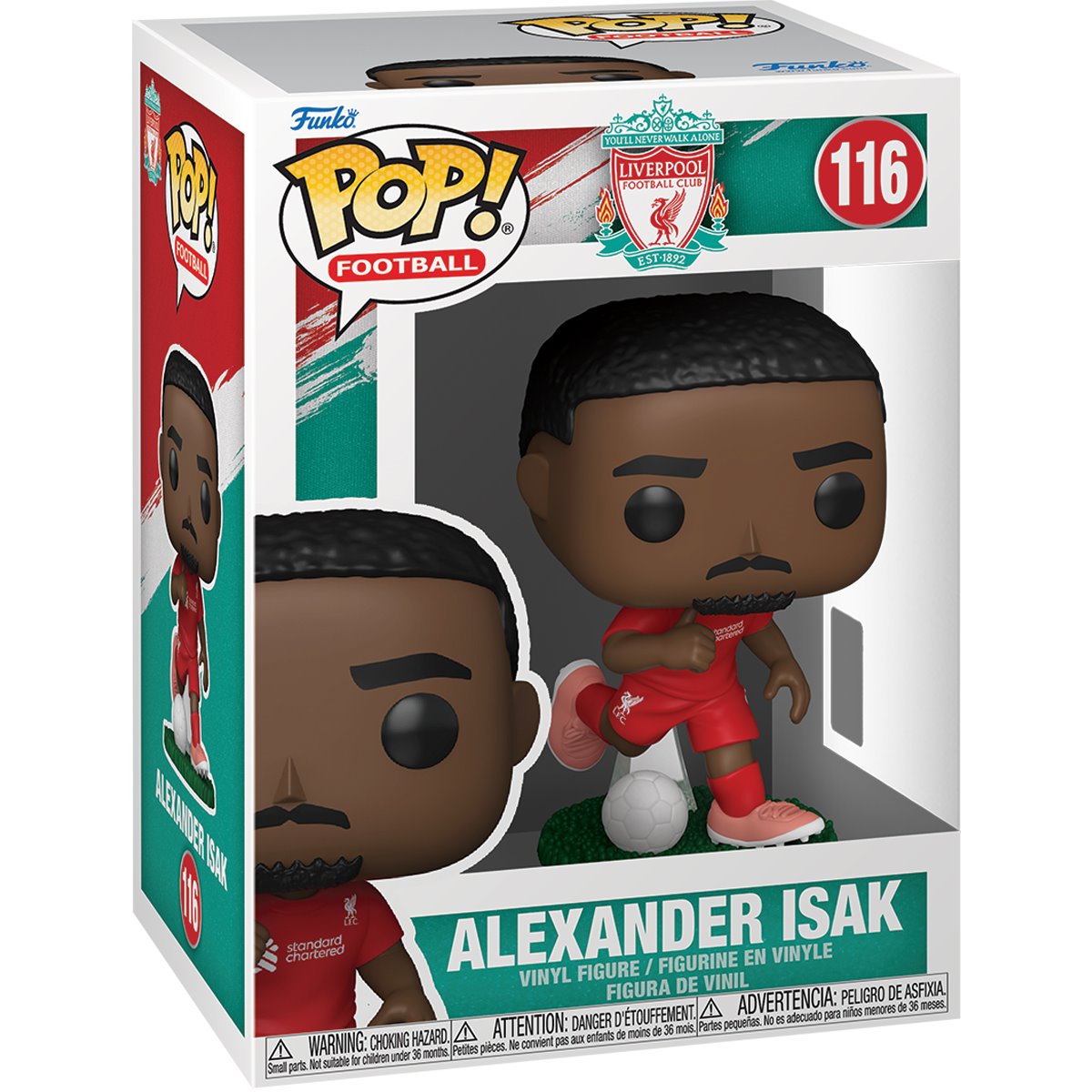 Football Liverpool FC 2027 Alexander Isak Funko Pop! Vinyl Figure - Image 2
